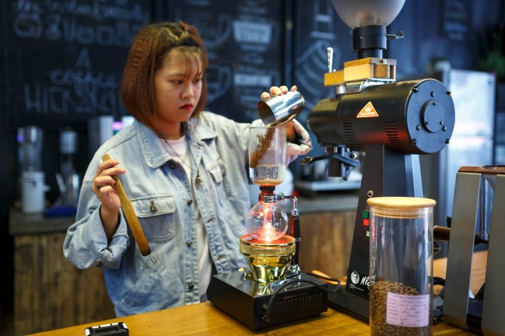 Siphon coffee 3